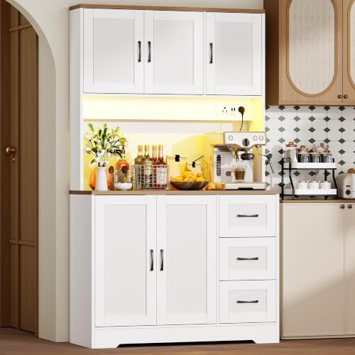 Kitchen Appliances Outlet - 72 inç LED'li Uzun Mutfak Dolabı,