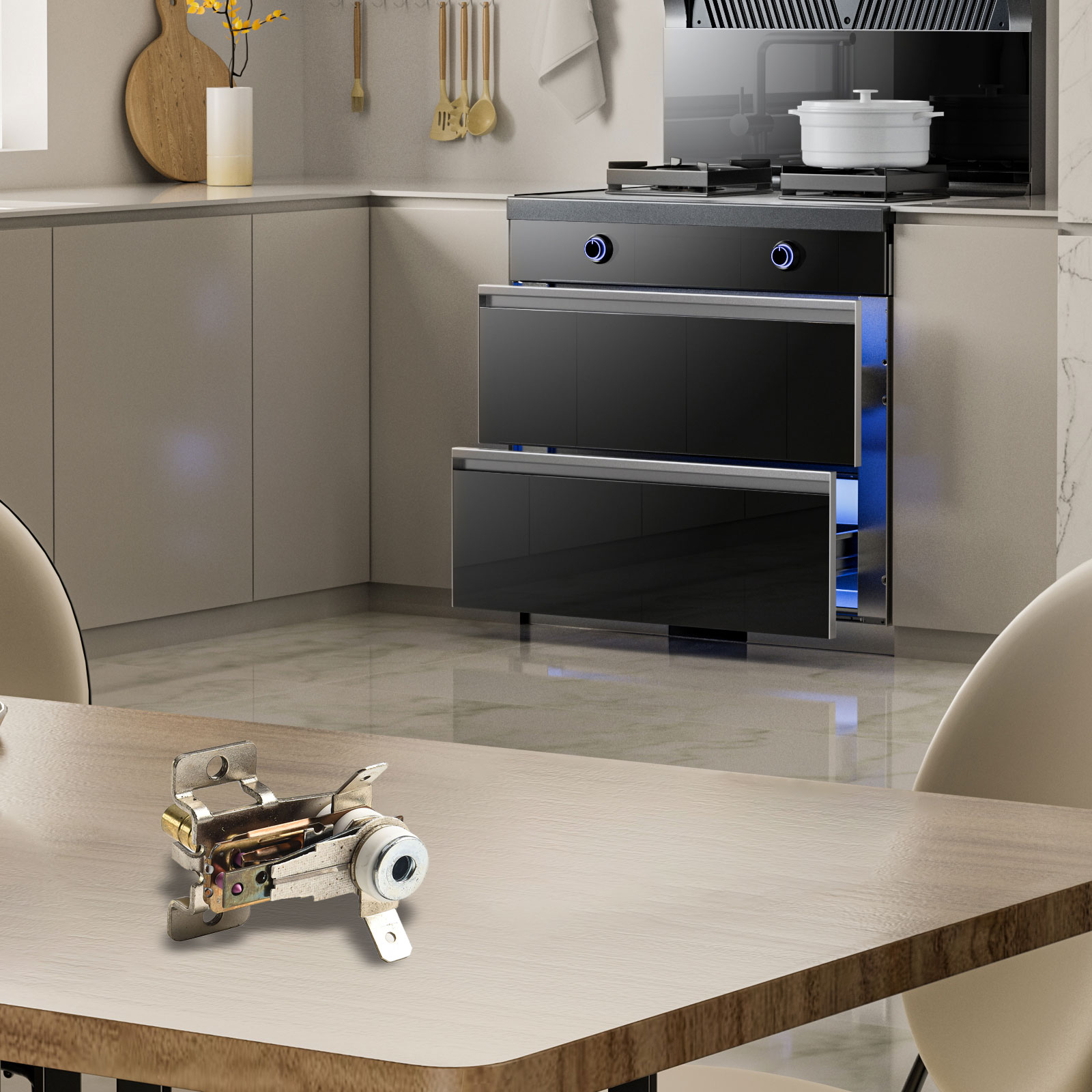 1 adet 16A 250V AC termostat s - Kitchen Appliances Electronics incelemesi ve fiyatı