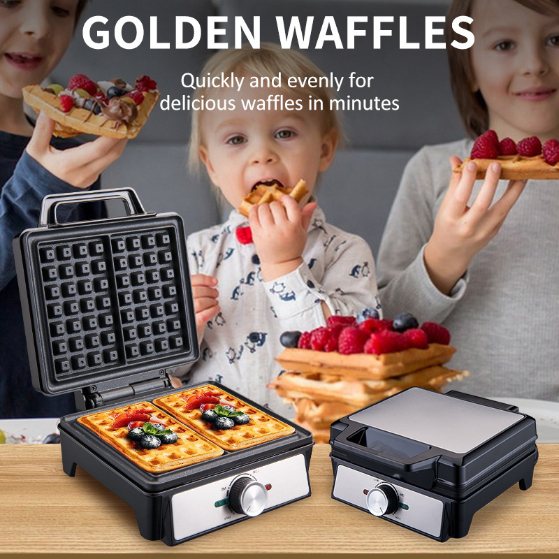Waffle Makinesi 2 Dilim Ayarla - Waffle Iron Belgian incelemesi ve fiyatı