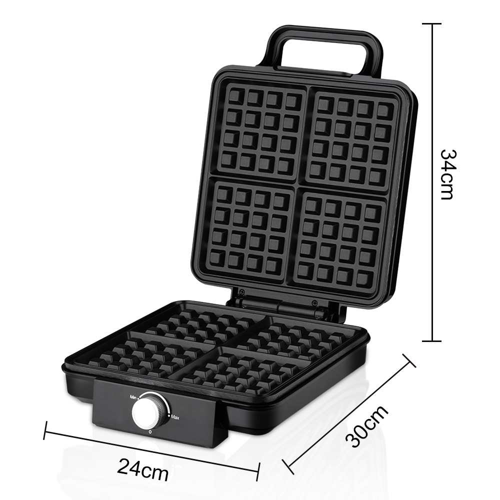 4 Dilimli Belçika Waffle makin - Waffle Iron Belgian incelemesi ve fiyatı
