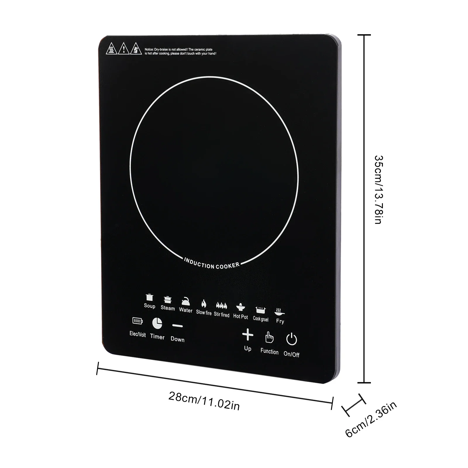 750W Akıllı Taşınabilir İndüks - Induction Cooktop Portable incelemesi ve fiyatı