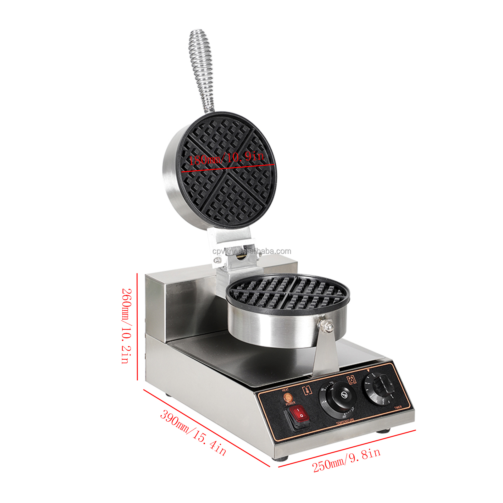 CPVKRY 4 Dilimli Döner Belçika - Waffle Iron Belgian incelemesi ve fiyatı