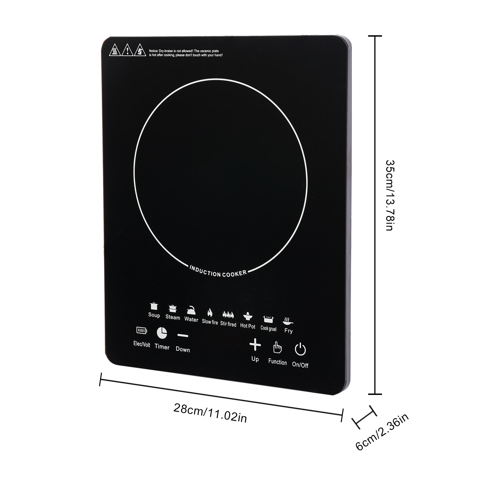 110V 750W Elektrikli İndüksiyo - Induction Cooktop Portable incelemesi ve fiyatı