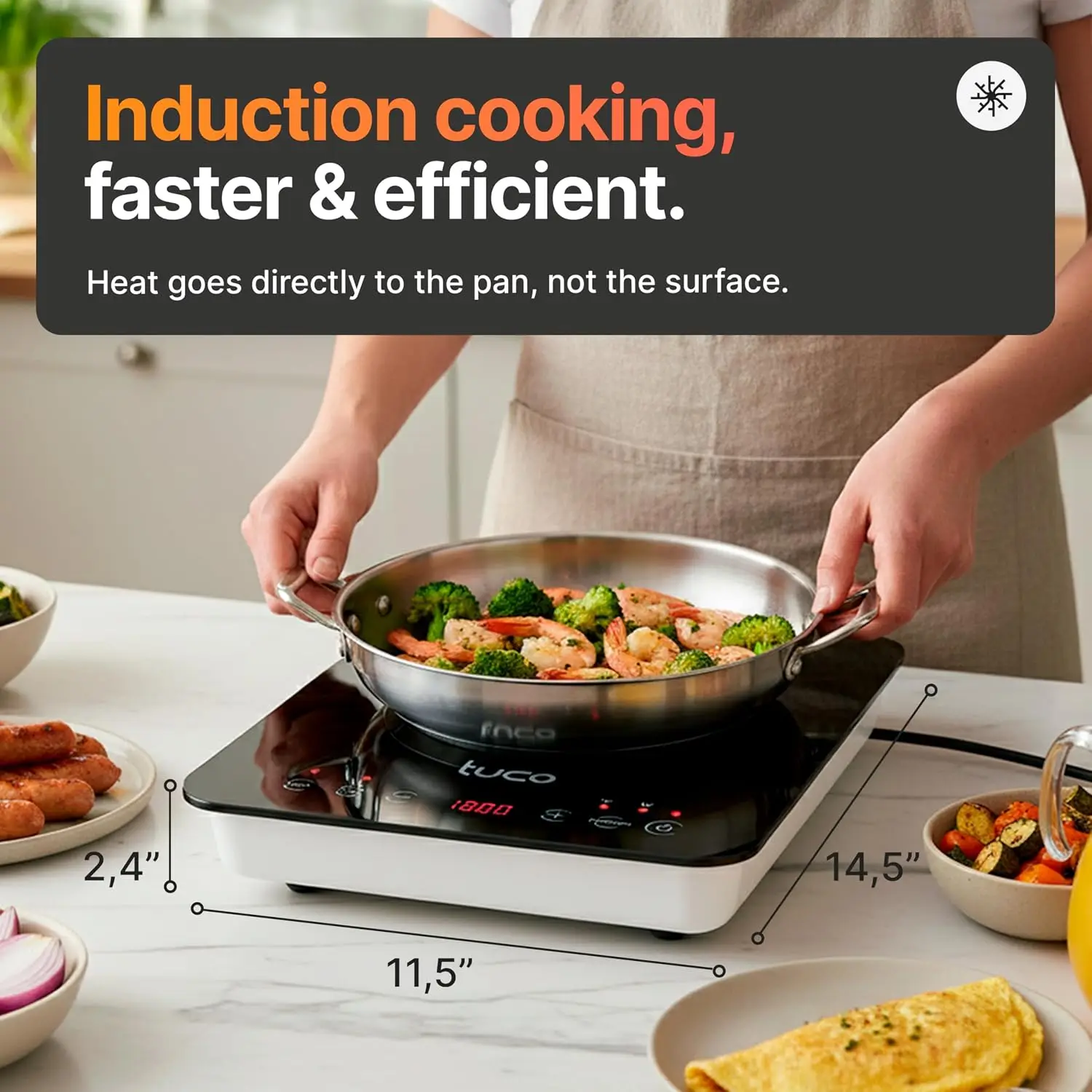 Taşınabilir İndüksiyonlu Ocak  - Induction Cooktop Portable incelemesi ve fiyatı
