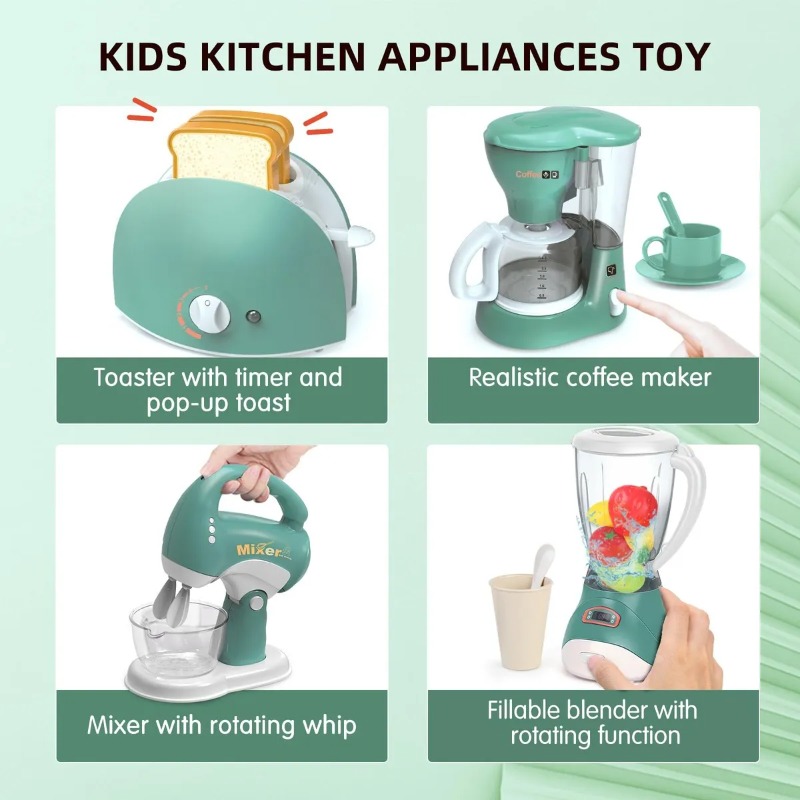 Rol Yapma Oyuncak Mutfak Aletl - Kitchen Appliances For Gift incelemesi ve fiyatı